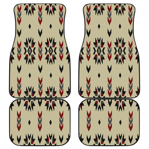 Image of bohemian pattern Boho Chic Ethnic Aztec Patterns Car Mats Back/Front, Floor Mats