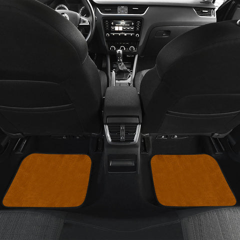 Image of brown Car Mats Back/Front, Floor Mats Set, Car Accessories