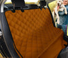 Brown Abstract Art Car Seat Covers, Backseat Pet Protectors, Earth Tone Car