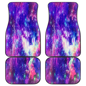 colorful Nebula stars constellations Car Mats Back/Front, Floor Mats Set, Car