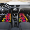 colorful Triangular design leopard skin Car Mats Back/Front, Floor Mats Set, Car