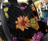African Daisy Floral Watercolor Car Backseat Pet Cover, Vibrant Seat Protector,