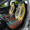Mandala Vintage Tribal Pattern Car Seat Covers, Colorful Front Seat Protectors