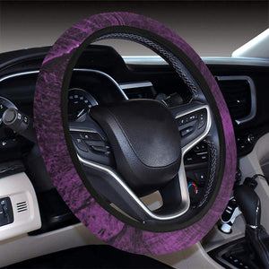 Purple Abstract Painting Wall Steering Wheel Cover, Car Accessories, Car