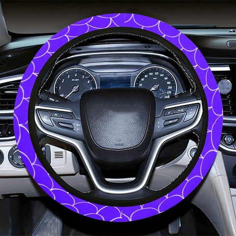 Image of Purple Mermaid Scales Steering Wheel Cover, Car Accessories, Car decoration,