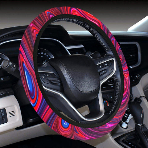 Image of Abstract Marble Texture Steering Wheel Cover, Car Accessories, Car decoration,