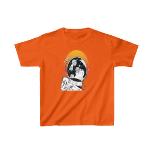 Astronaut Girl Kids Heavy Cotton Tshirt