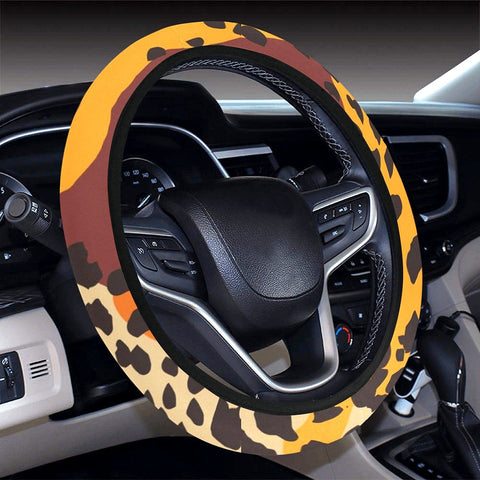 Image of Abstract Tribal Ethnic Steering Wheel Cover, Car Accessories, Car decoration,