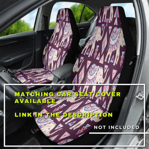 Abstract Art Elephant Watercolor Car Backseat Covers, Pet Seat Protectors, Unique Car Accessories
