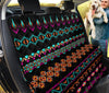 Ethnic Bohemian Aztec Backseat Pet Covers, Abstract Art Car Accessories, Boho