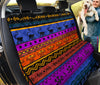 Mexican Style Ethnic Pattern Car Back Seat Pet Covers, Seat Protectors, Abstract