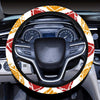 Colorful Triangles Bohemian Pattern Boho Chic Steering Wheel Cover, Car