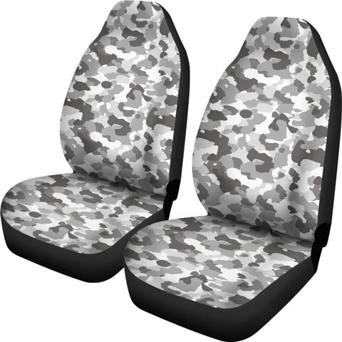 Image of Grey Camouflage Seat Covers