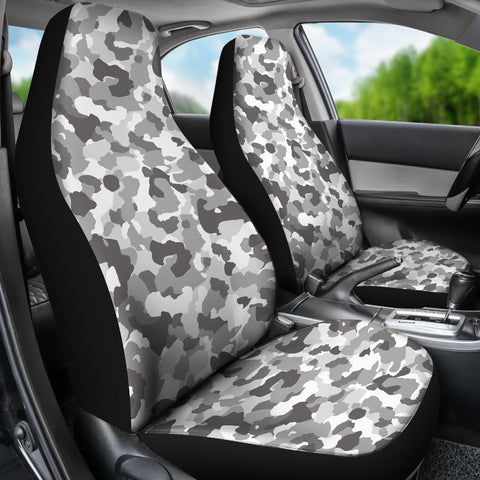 Image of Grey Camouflage Seat Covers