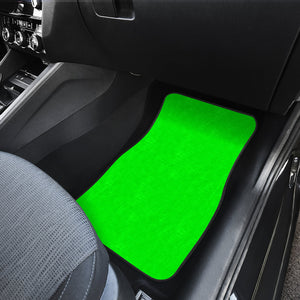 green Car Mats Back/Front, Floor Mats Set, Car Accessories