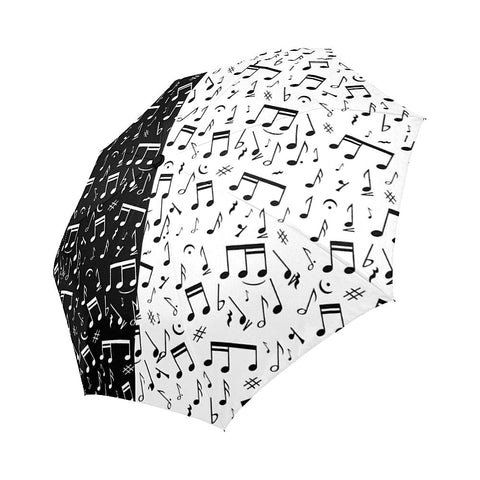 Image of music notes Auto-Foldable Umbrella (Model U04)