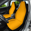 Orange Car Seat Covers, Front Seat Protectors, Vivid Car Accessories, Bold Color