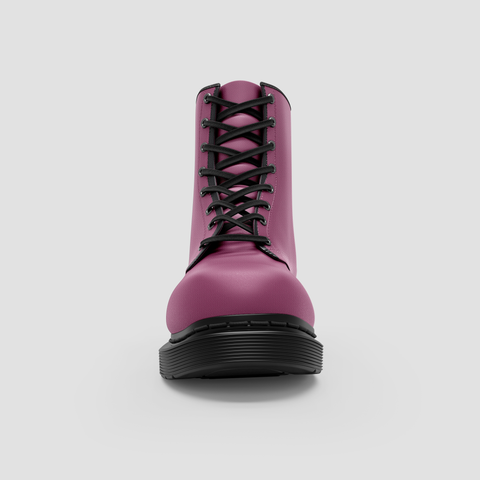Image of Wo's Pink Vegan Boots , Stylish Footwear , Crafted Classic Shoes ,