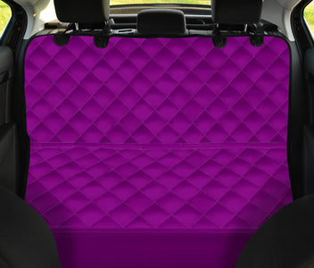 Purple Abstract Art Car Seat Covers, Backseat Pet Protectors, Vibrant Car
