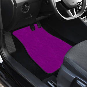 purple Car Mats Back/Front, Floor Mats Set, Car Accessories