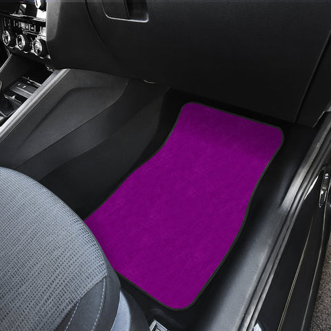 Image of purple Car Mats Back/Front, Floor Mats Set, Car Accessories