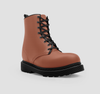 Eco,friendly Reddish Brown Vegan Boots for Wo , Chic Footwear , Ideal