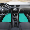 turquoise Car Mats Back/Front, Floor Mats Set, Car Accessories