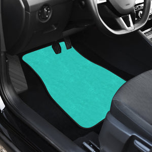 turquoise Car Mats Back/Front, Floor Mats Set, Car Accessories