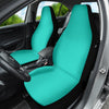 Turquoise Blue Car Seat Covers, Front Protectors, Vibrant Car Accessories, Cool