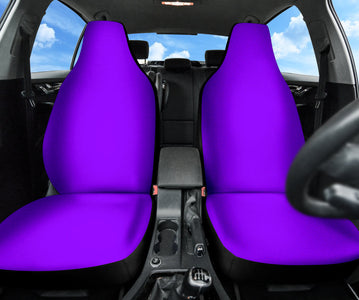 Violet Purple Car Seat Covers, Car Interior Decor, Front Seat Protectors, Rich