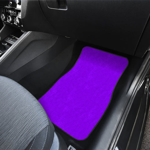 Image of violet Car Mats Back/Front, Floor Mats Set, Car Accessories