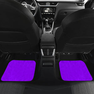 violet Car Mats Back/Front, Floor Mats Set, Car Accessories