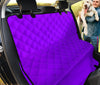 Violet Abstract Art Car Seat Covers, Backseat Pet Protectors, Unique Car