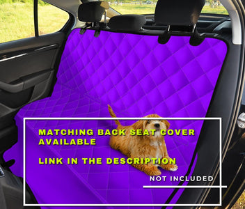 Violet Purple Car Seat Covers, Car Interior Decor, Front Seat Protectors, Rich